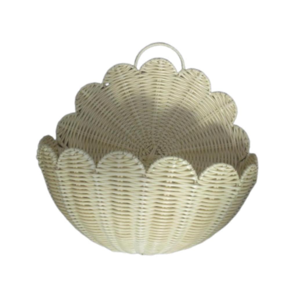 Woven Wall Basket Portable Storage Container for Kitchen Entryway Vegetables