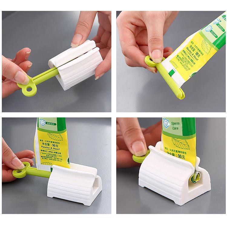 Portable Toothpaste & Cream Squeezer Clip - Cross-Border Manual Dispenser for Lazy Facial Cleanser & Hand Cream Applications