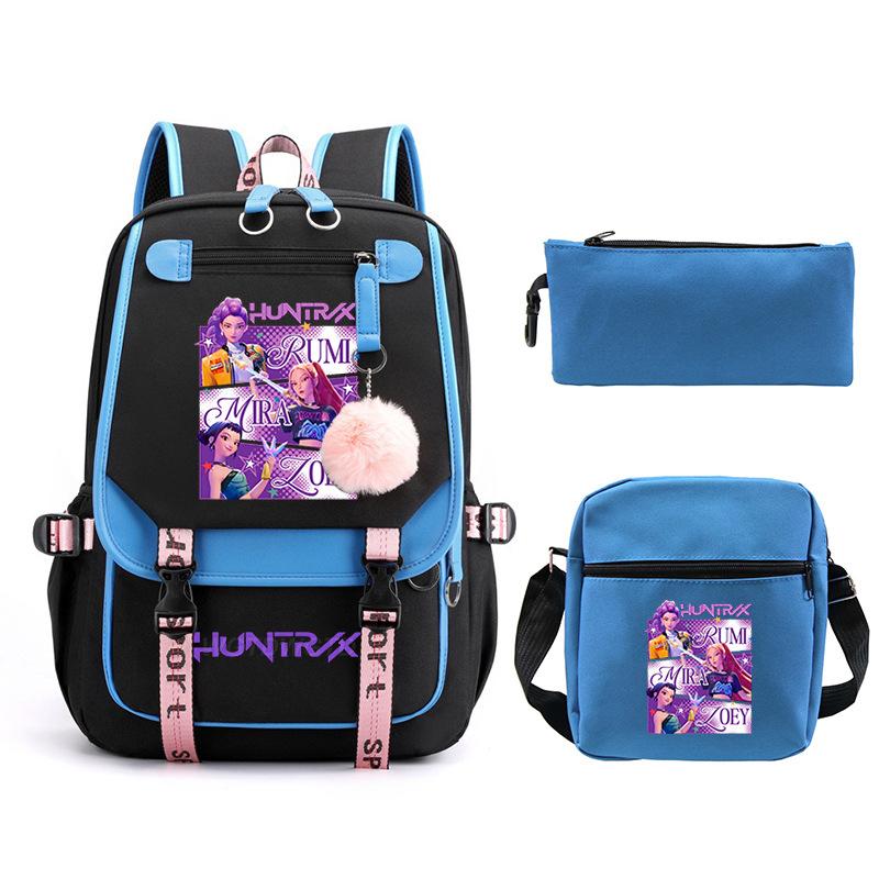 Animation Cartoon Printing High Value Fashion Shoulder Bag Casual Pencil Bag Campus Trend Student Schoolbag
