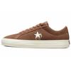 One Star Pro Skateboard Retro Slip Resistant Durable Low Top Sneakers Unisex Sneakers Brown A02319C