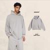 Mens Womens Thick Fleece-Lined Hoodie Jogger Set 430g Cotton Blend Oversized Streetwear Winter Outfit