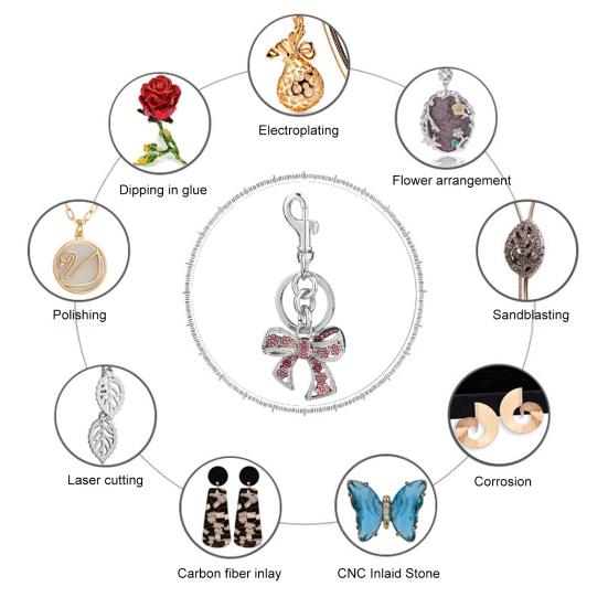 Брелок с бантом из стразов, блестящий шарм для сумки, шарм для сумки, брелок с бантом и кольцом для ключей для сумок, рюкзаков, женский подарок