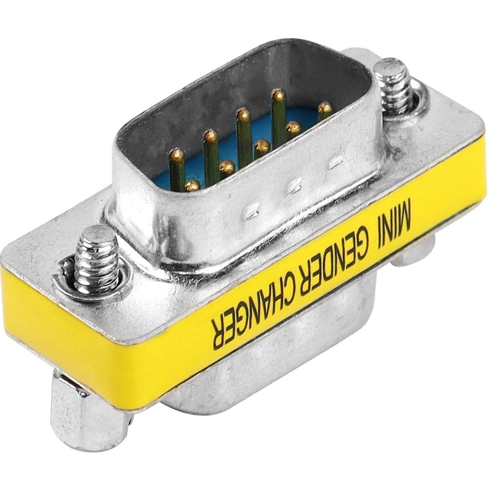 5x DB9 D-SUB 9-контактный RS232 последовательный штекер-штекер мини-переходник-кулер для смены пола