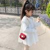 Trendy Korean Children's Shoulder Bag Fashionable Mini Crossbody Bag In Soft Pu Leather
