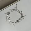 Stainless Steel Necklace Hiphop Punk Silver Color Rivet Chain Choker Necklace for Men Women Exaggerated Thorn Jewelry Gifts
