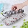 Ice Cube Tray with Lever Handle 18-Frame 304 Stainless Steel Ice Mold Easy To Clean Reusable Ice Cube Maker