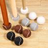 4Pcs Tennis Shape Chair Table Leg Covers Anti-noise Protective Sleeve Furniture Leg Cover Wear Resistant Dining Table Socks