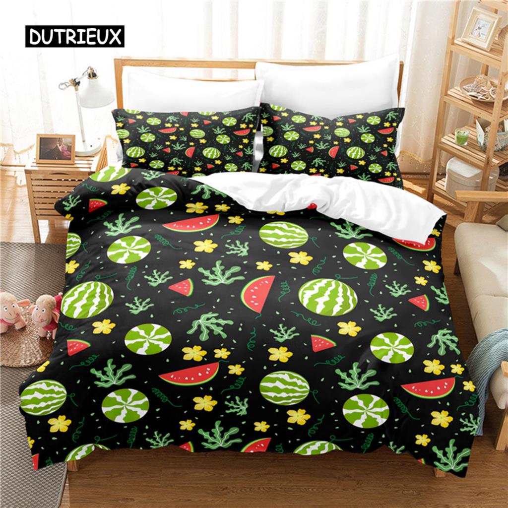 Watermelon Bedding Set Duvet Cover Set 3d Bedding Digital Printing Bed Linen Queen Size Bedding Set Fashion Design