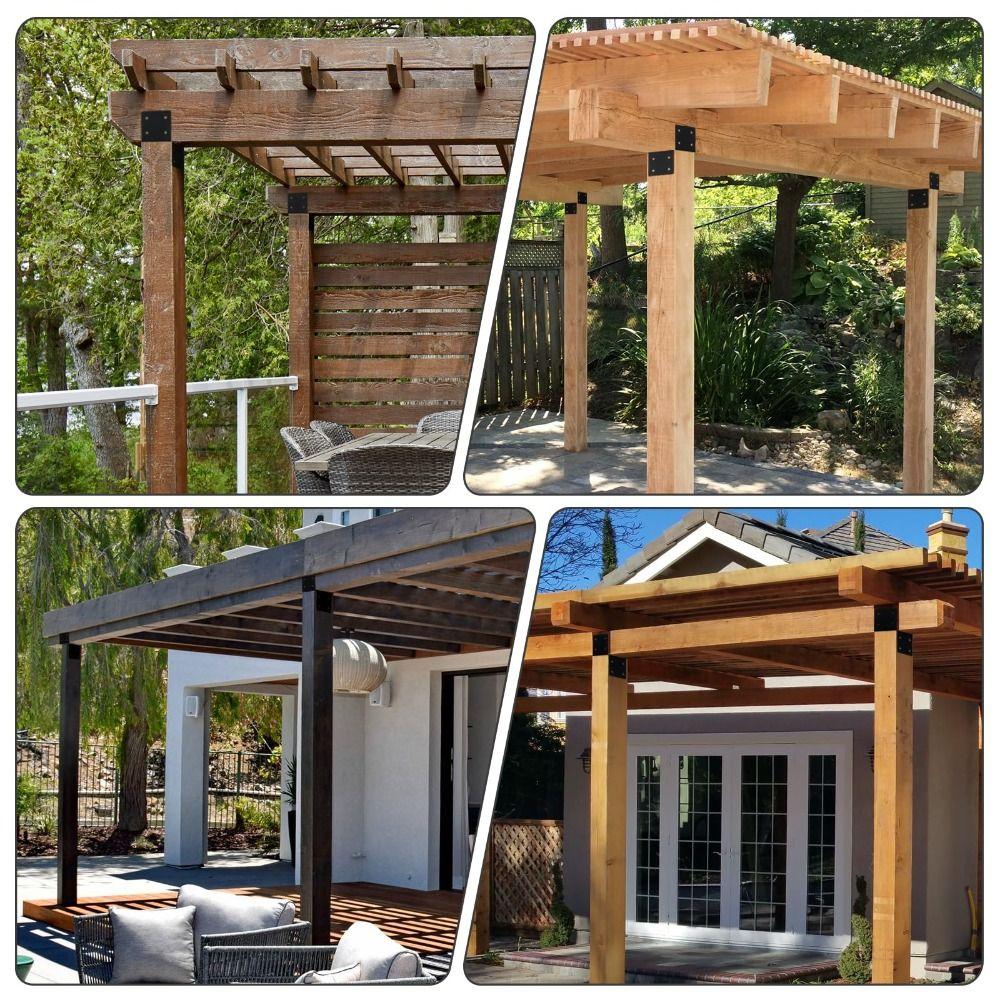 Adjustable Pergola Brackets Corrosion Resistant Bracket Support Connector Pergola Kits Top Beam