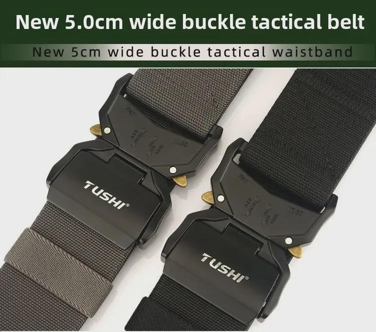 5 см алюминиевый сплав многофункциональный тактический эластичный нейлоновый ремень