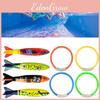 Rings Torpedoes Floating Swimming Pool Toys Dive Sticks Kids Game Gift Prop