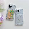 Свежие цветы Цветочный принт Мягкий ТПУ Прозрачный Противоударный Чехол Защитная крышка Прозрачный Чехол с полной задней крышкой