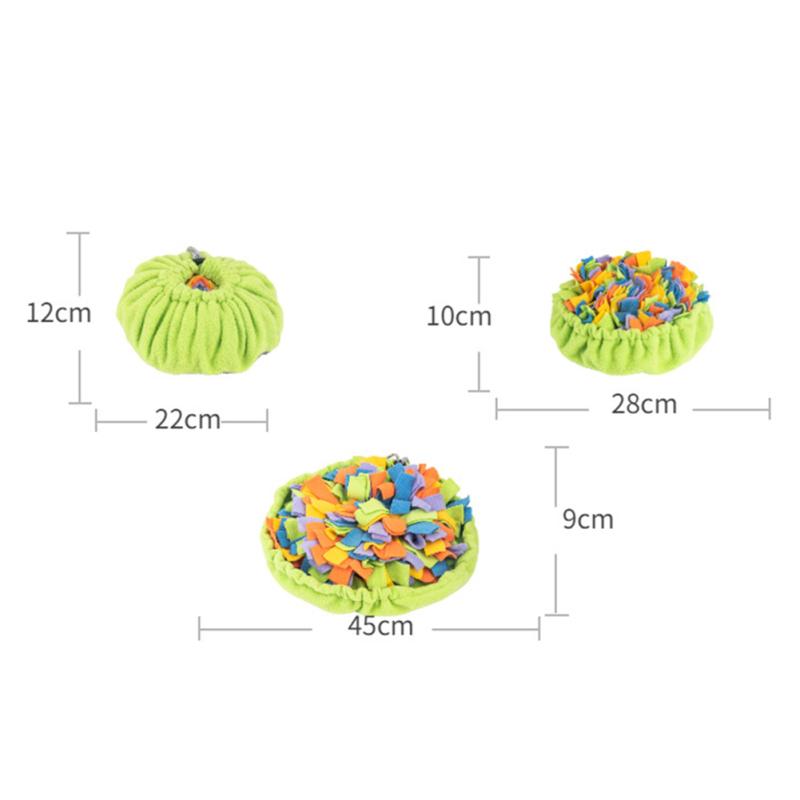Коврик для нюхания домашних животных, многофункциональный коврик для обнюхивания собак, медленная еда, флис, интерактивная головоломка для поиска пищи