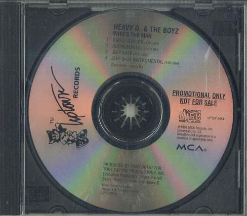 CD ТЯЖЕЛЫЙ D. THE BOYZ Whos The Man UPT5P2464 UPDOWN 1992 US Rap HipHopRB Б/у
