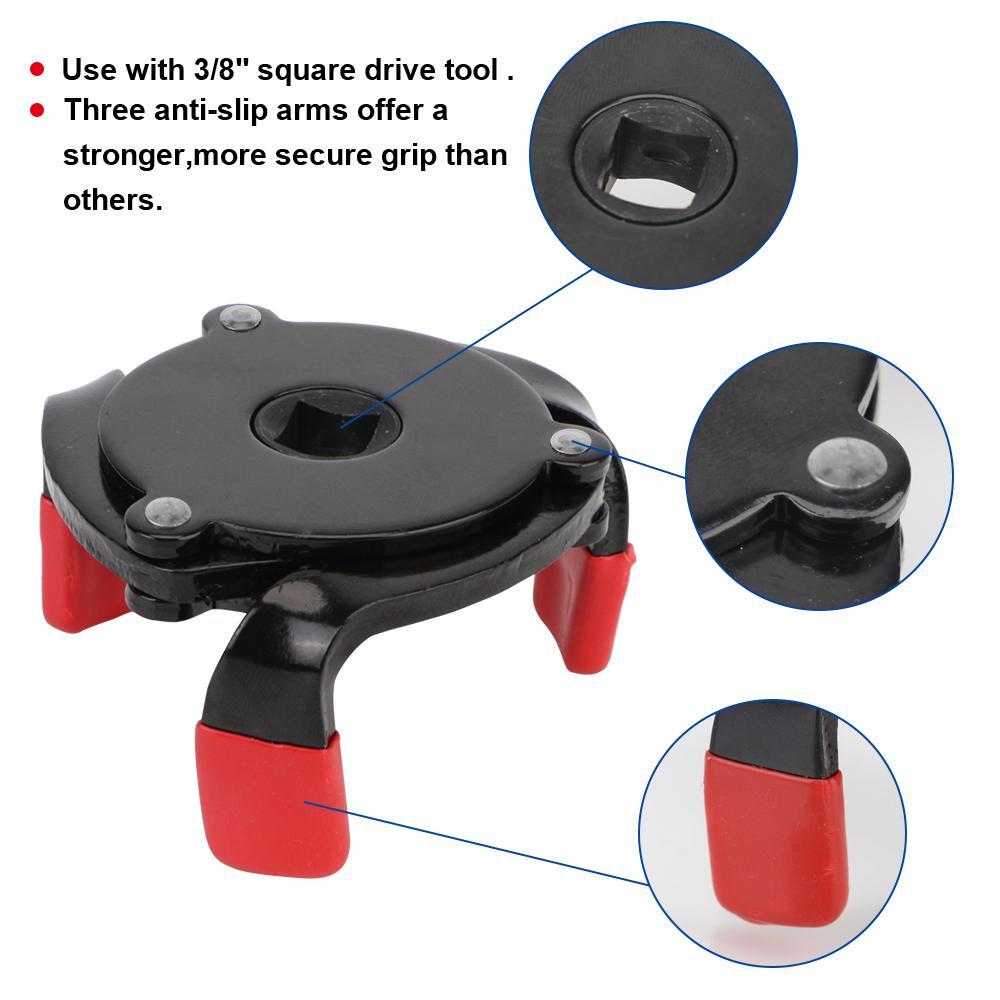 Профессиональные запчасти Инструмент для снятия масляного фильтра Интерфейс Специальные инструменты для Buse Внедорожник Грузовик 3-кулачковый гаечный ключ