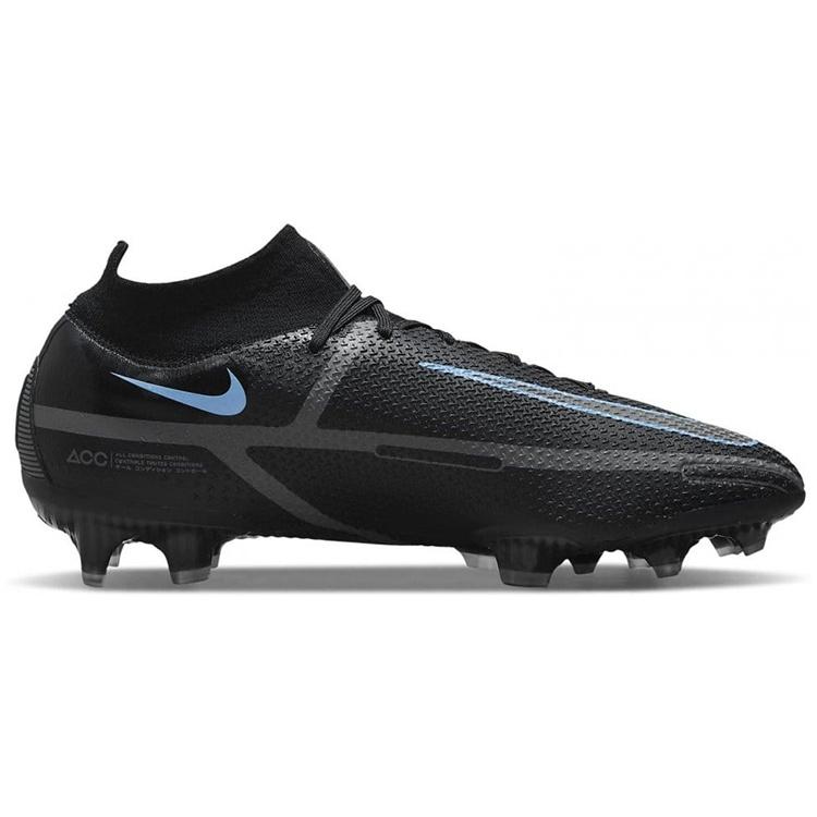 Nike Футбольные бутсы Phantom GT2 Elite DF FG 'Черный Серый Железный' Мужские CZ9889-004