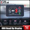 P16 Автомобильный OBD2 LCD-метр HUD Автомобильный Цифровой Проекционный Дисплей TFT Экран Автоаксессуары С Оборотами Напряжением Температурой Воды Км/ч Скоростью