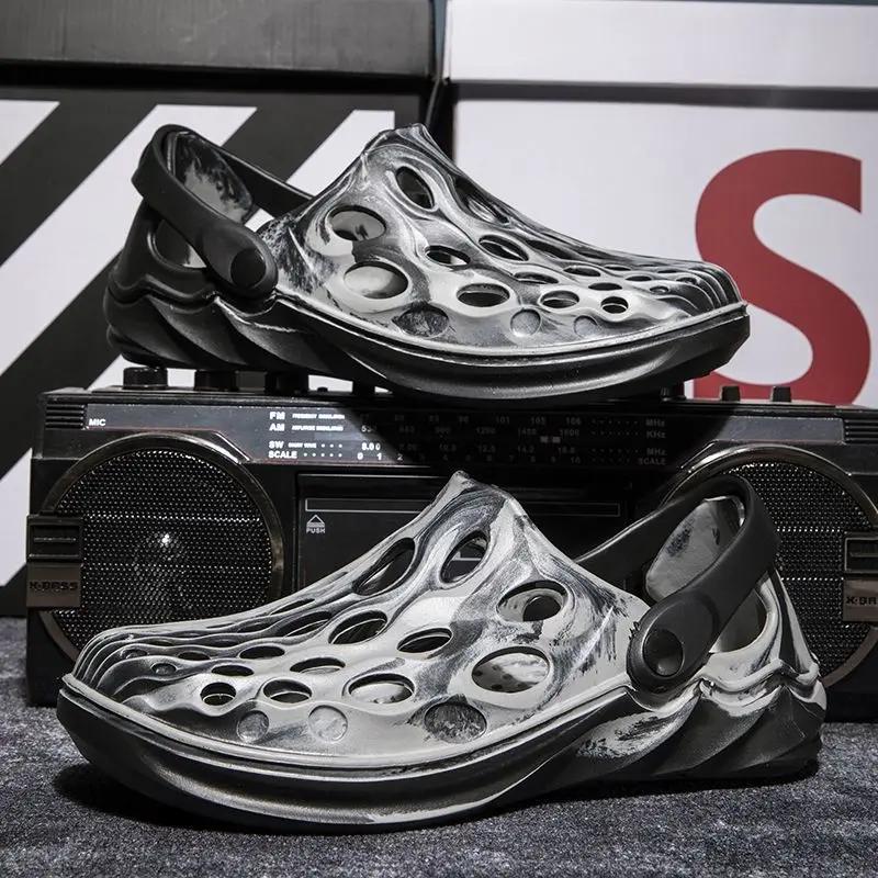 Сверхлегкие мужские сандалии с отверстиями для улицы, дорогие, большого размера в приветственной сделке, купить тренд 2025, летняя распродажа для взрослых, повседневная ПВХ обувь 39 для мужчин