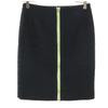 Mini Length Tight Skirt Black Women Used