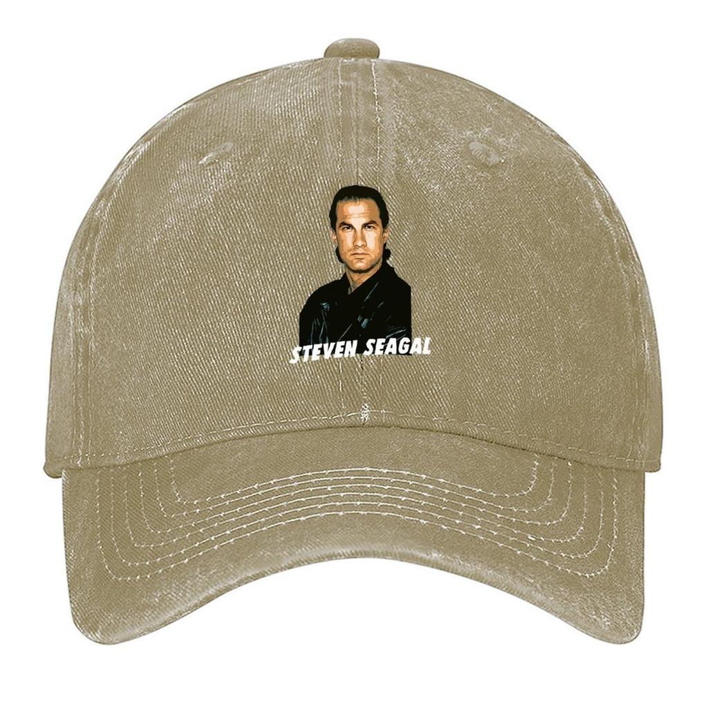 2026 Steven Seagal Artwork Baseball Cap Snap Back Hat Uv Protection Solar Hat Snapback Cap Men's Big Size Hat Caps Women Men's