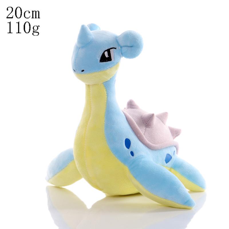 Gengar, Psyduck, Charizard, Mewtwo, Eevee, and Snorlax Pokémon Plush Toys Collection