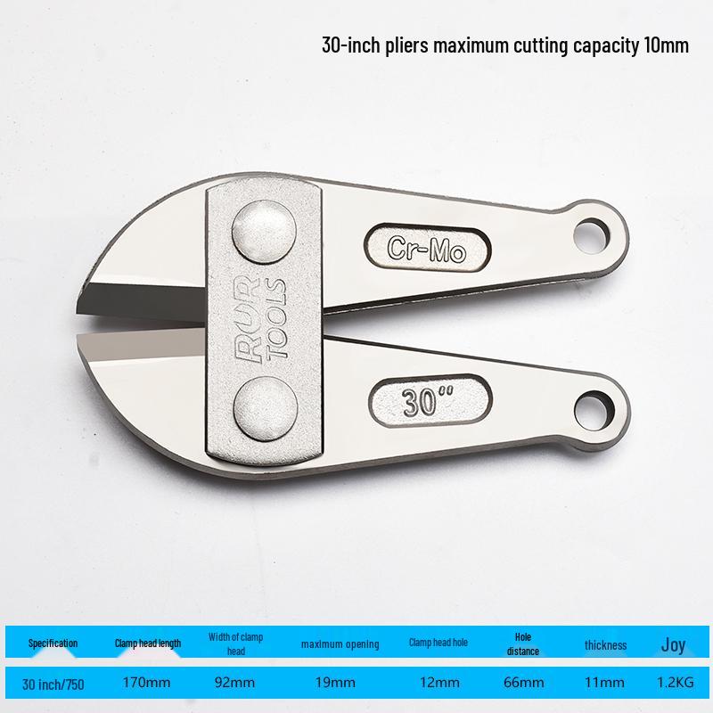 Кусачки для проволоки с высоким рычагом «Орлиный клюв» - Экономящие усилия плоскогубцы для арматуры, стали и железной проволоки