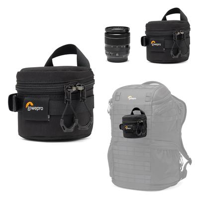 Lowepro ProTactic 8 x 8 III Чехол для объектива Сумка для объектива камеры для 50 мм для DSLR и беззеркальных x x Объектив F/1.8, Камеры, Объем-0,3 л, Размеры 3,1 x 3,18 x 3,18 дюйма,