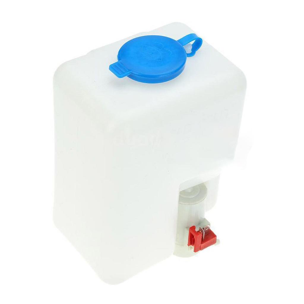 12V Universal Windshield Washer Pump Bottle Tank Kit Windscreen Washer Bottle Easy Installation Auto Accessories Plastic