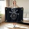 Orlando Pirates Print Flannel Blanket High Quality Warm Comfortable Cover for All Seasons Perfect for Gifts Home Decor