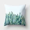 Green Tropical Plant Pillowcase Leaves Cushion Cover Sofa Lumbar Pillow Home Decor Pillowcase