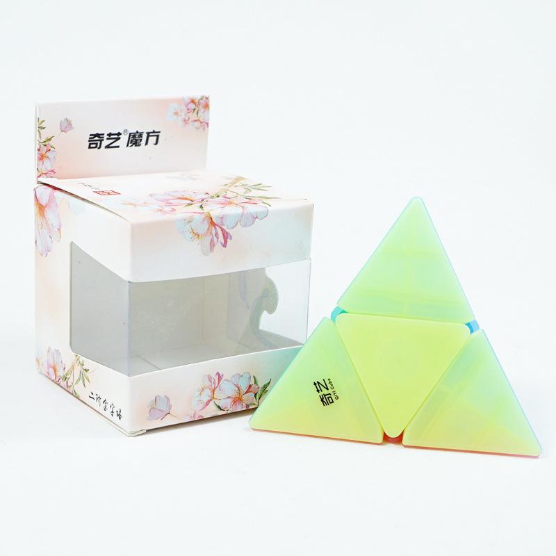Кубик Рубика QiYi Jelly Магический кубик 2x2 3x3 4x4 5x5 Пирамидка Брелок Кубик для скоростной сборки Обучающий Cubo Magico Головоломка Игрушка Для детей Подарок