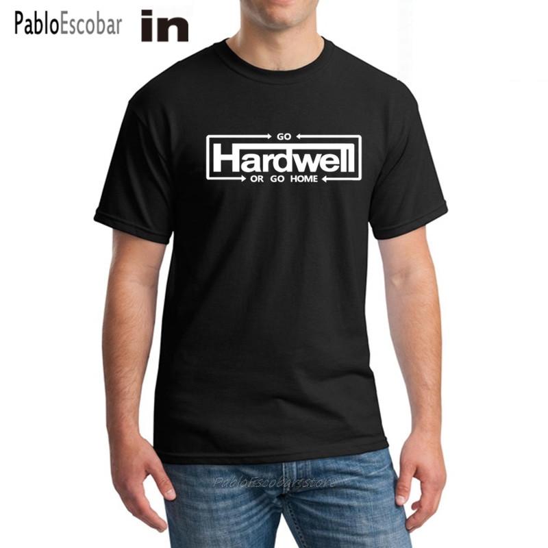 NEW GO HARDWELL OR GO HOME DJ Hip Hop Music Mens Men T Shirt Summer T-shirt Fashion Cotton T shirt European Size