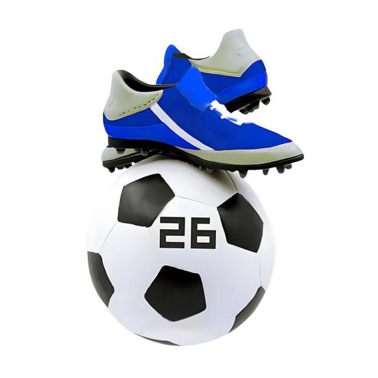 Рождественское украшение Футбольный дизайн Легко повесить Декоративный праздничный кулон с узором на праздничную тему Домашний декор