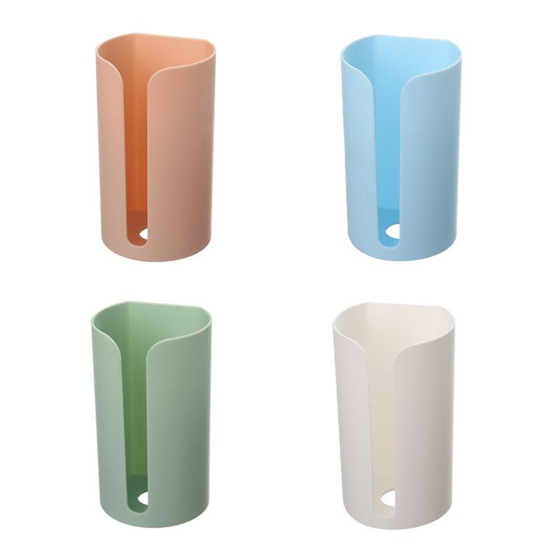 Настенный пластиковый мешок для мусора без гвоздей, держатель для мешка для мусора, ящик для хранения, контейнер с ватным тампоном для дома, кухни, ванной комнаты