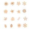 Kid Gift DIY Paint Doodle Educational Toy Wood Slice Scrapbooking Embellishments Wooden Decoration