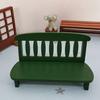 Decorative Mini Wooden Garden Bench Porch Chair Miniature Landscape Ornament for Photo Booth Props Home Decoration