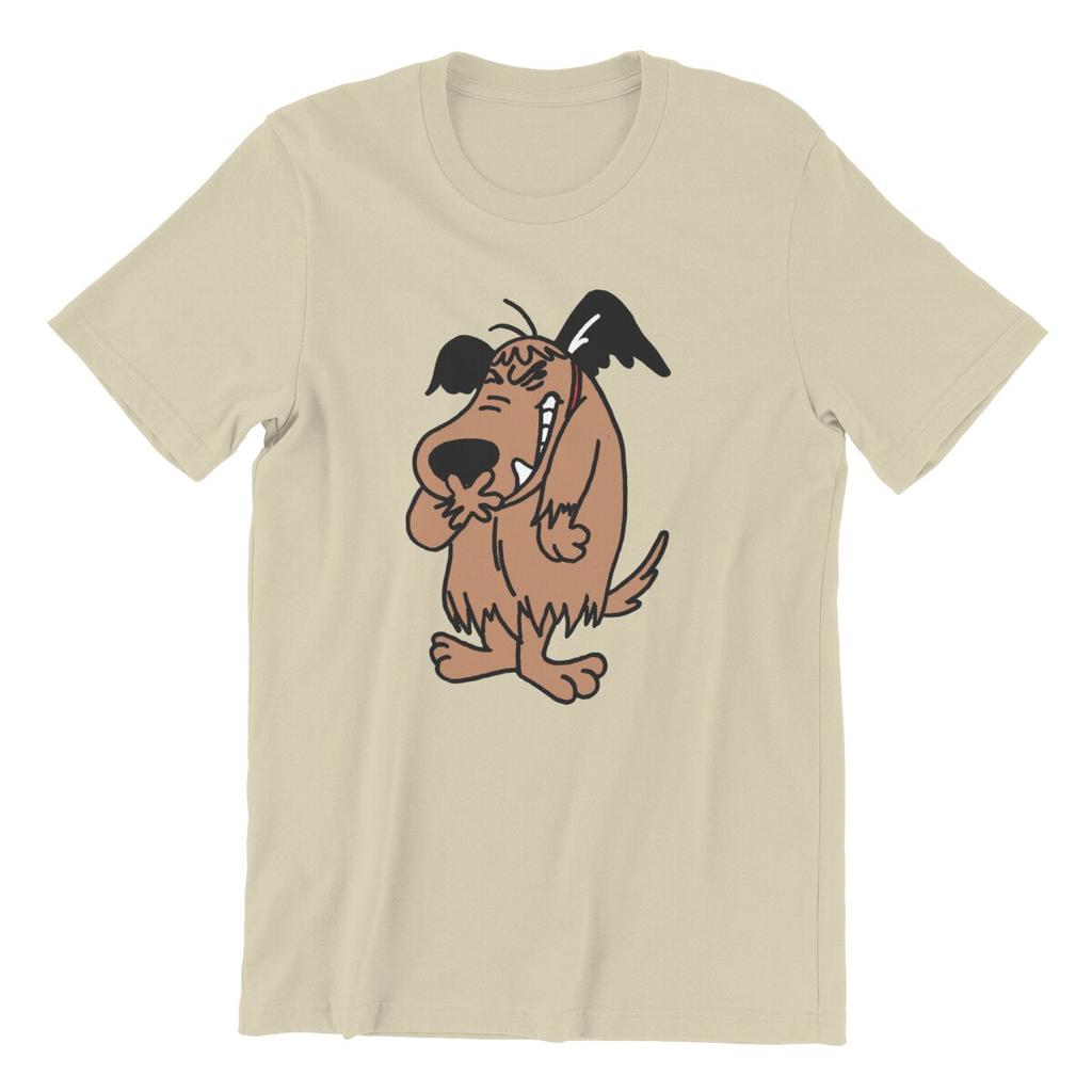Leisure Muttley Mutley Cartoon Laughing Laugh Dog T-Shirts Men O Neck Cotton T Shirts  Short Sleeve Tee Shirt 6XL Tops
