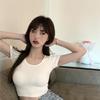 T Shirt Women Summer Oversize V Neck Casual Top With Embroidery For Daily Wear