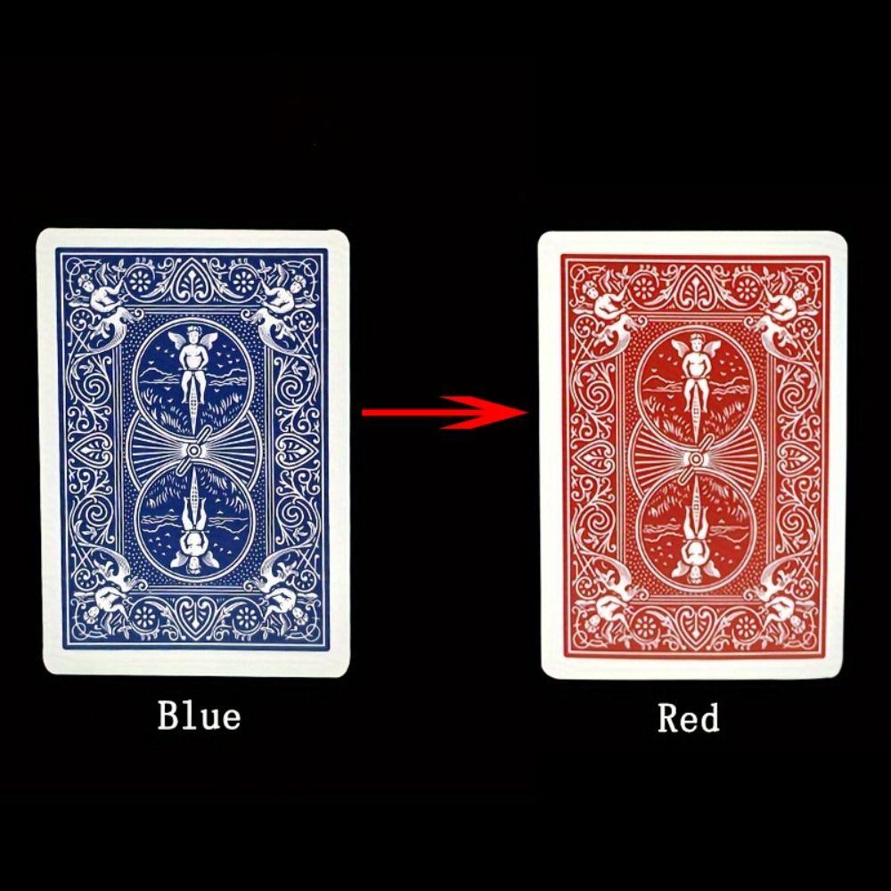 Change Color Card Color Change Close Up Deck Magic Tricks Card Player Magic Props