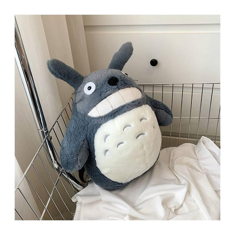 Милый плюшевый мультяшный рюкзак для девочек, большого размера с очаровательным дизайном кота-дракона с двойными плечевыми лямками