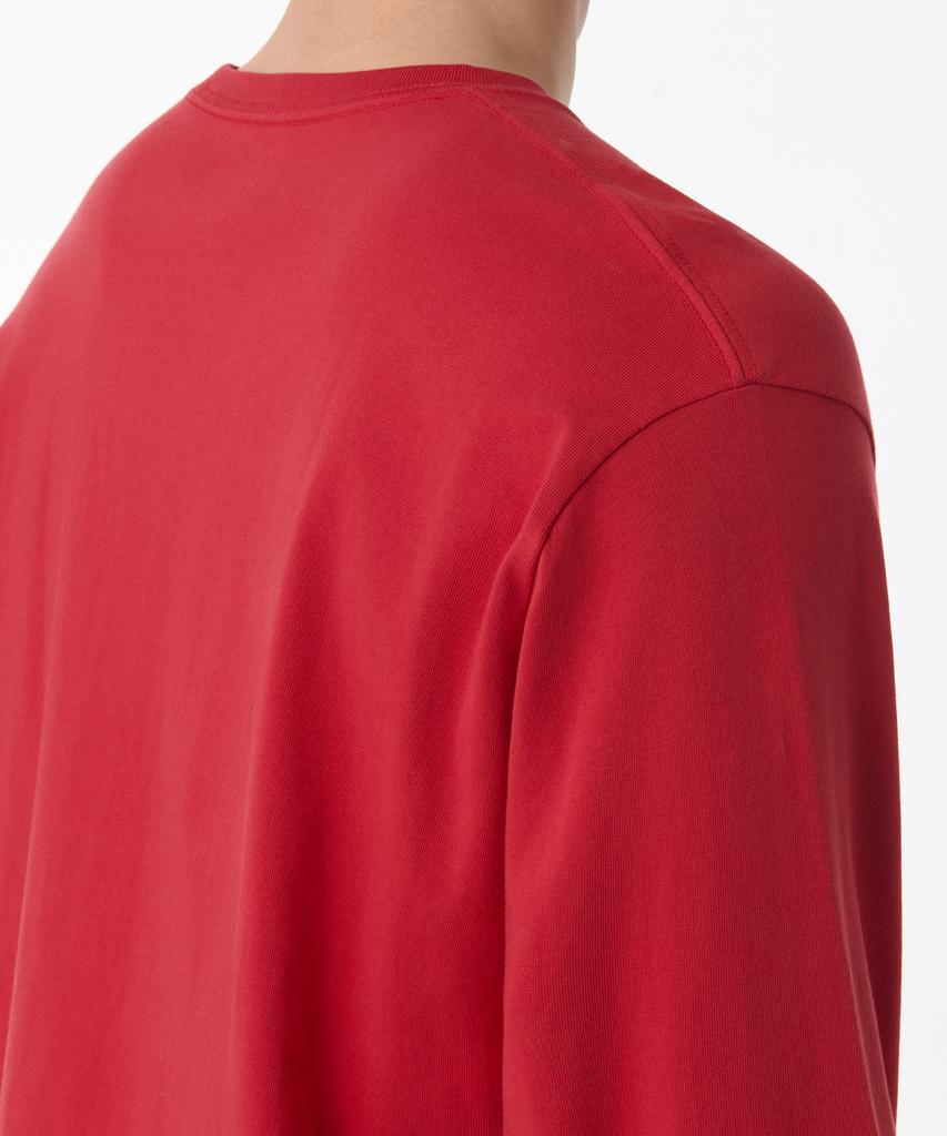 MUSINSA STANDARD Basic Long Sleeve T-Shirt [Red]