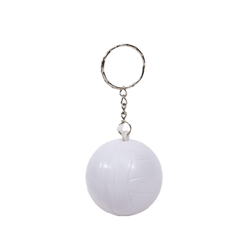 PU Leather Soft Foam Sponge Ball Keychain Football Basketball Soccer Squeeze Anti-stress Ball Toys Anti-stress Ball Shake