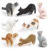 Childrens Pvc Cat Decor Figurine With Static Design For Kids Room And Collectible Display