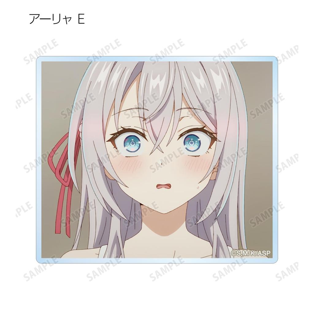 TV Anime "Alya-san, My Neighbor, Sometimes Whispers In Russian" Trading Alya-Only Scene Acrylic Cards Box of 10