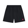 Спортивные шорты Lifestyle Series Heart Straight Leg Knitted Casual Shorts Женские шорты черного цвета AKSU626-2