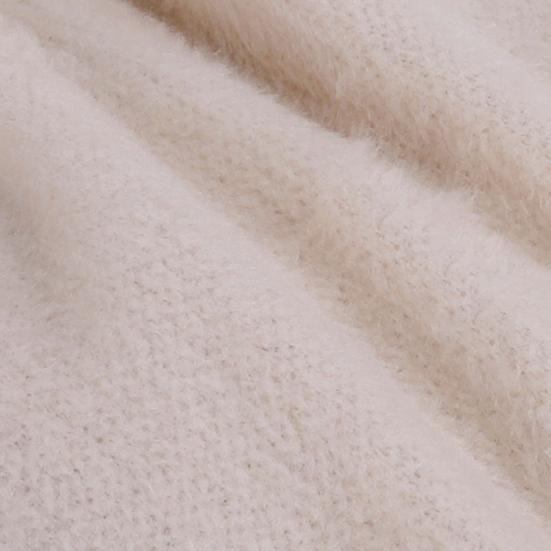 3Pcs/Set Children Winter Hat Scarf Gloves Set Plush Lining Fluffy Ball Decoration Knitting Hat Neckerchief Gloves Set