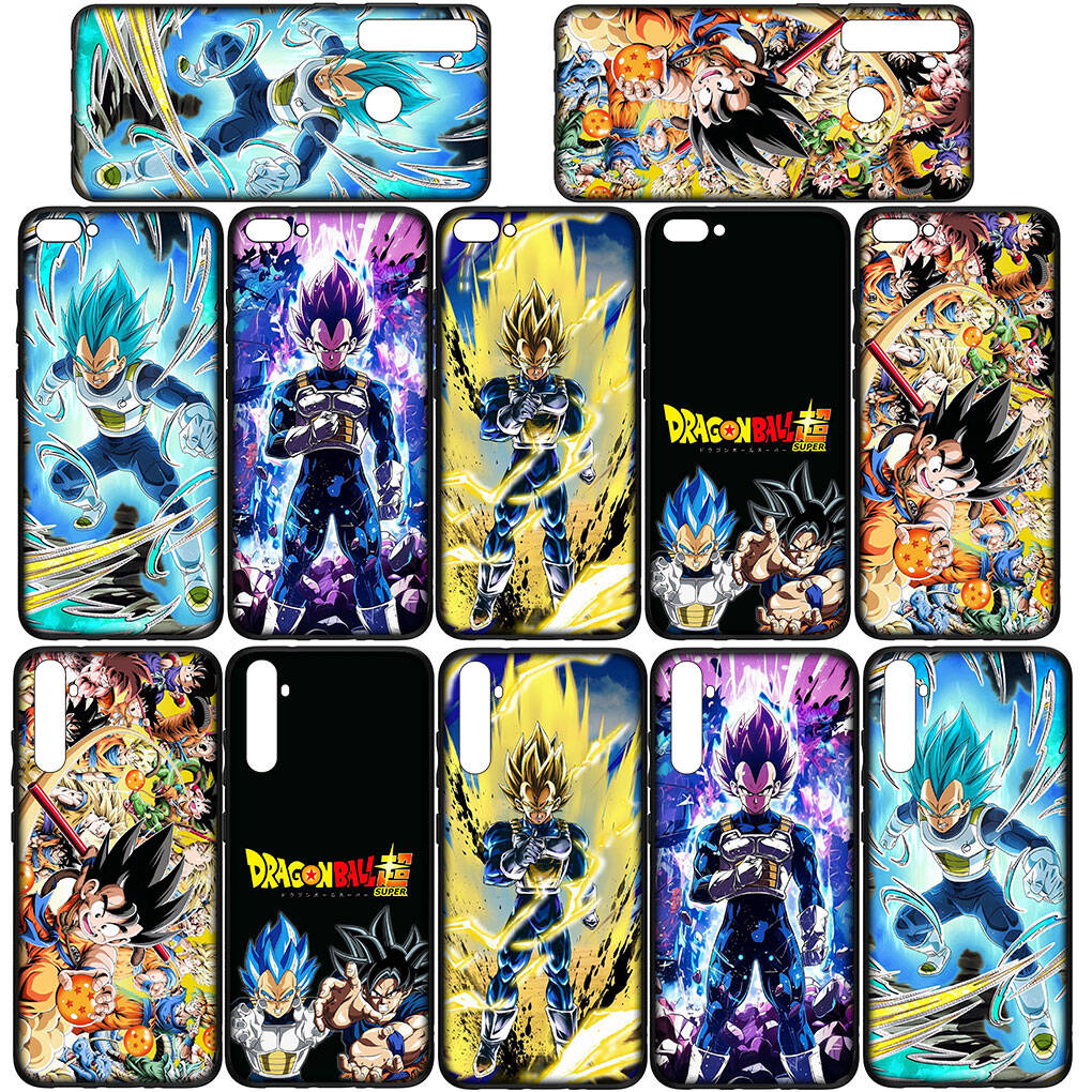 Phone Case for Samsung Galaxy S25 S23 S24 Ultra FE Plus A05 A06 A15 A16 A36 A37 A35 A54 A55 A56 A57 A25 A26 A53 Vegeta Cute IV Dragon Gokus Ball Cover