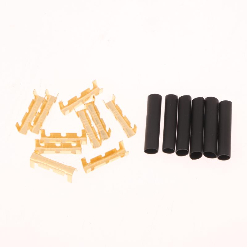 U-Shaped Electrical Wire Connectors Set 0.5-1.5mm² With Heat Shrink Tube Kits Crimp Terminals Block For Fast Wiring Cable Lock