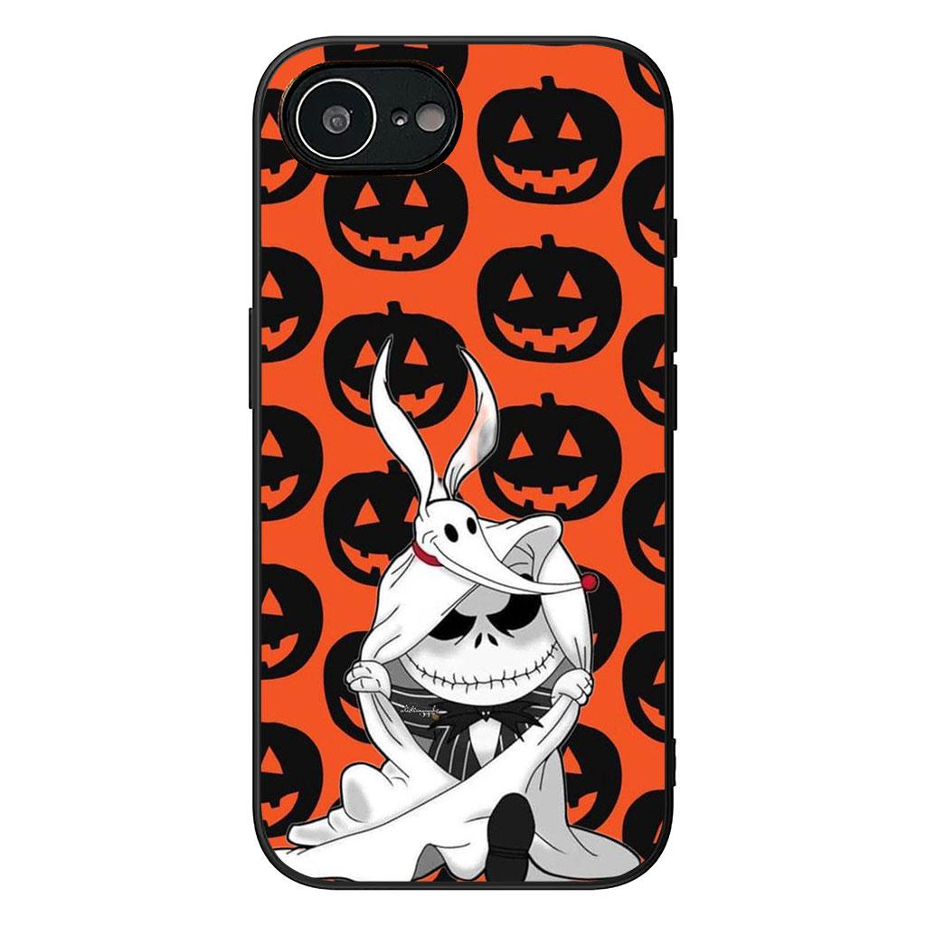 Halloween Little Ghost With Pumpkin Cover for Samsung Galaxy S25 S24 S23 Fe Ultra Plus S7 Edge A05 A06 A16 A55 A15 A35 Case