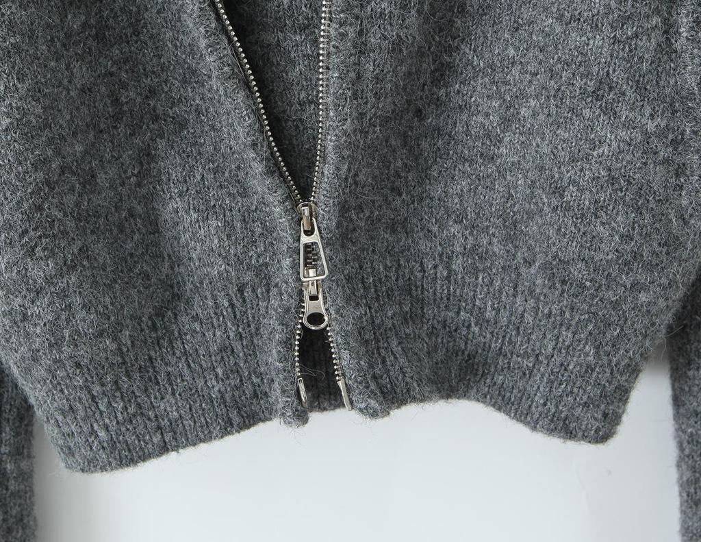 Европейско-американский осенний ретро французский кардиган с капюшоном и комплект юбки-полусолнца